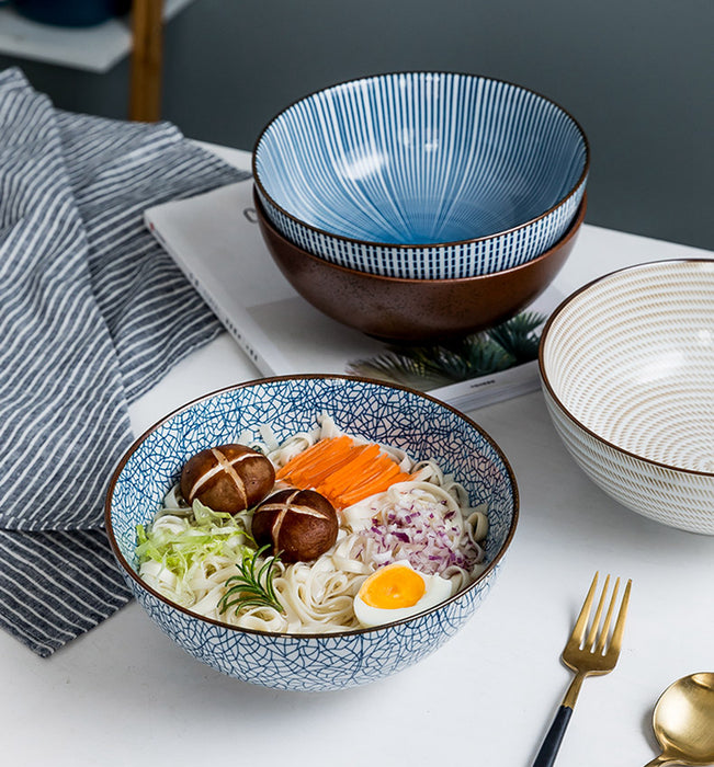 Japanese Style Soup-Ramen-Noodle Bowl