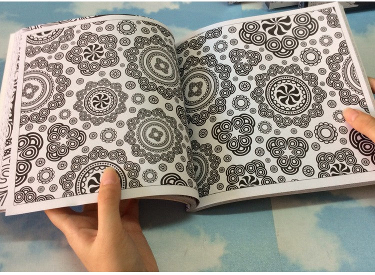 128 page Mandala Coloring Books For Adults & Kids
