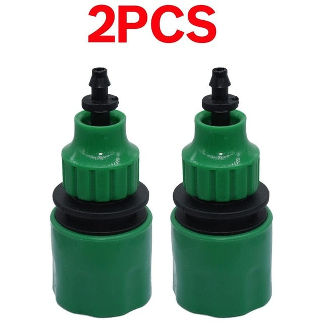 Quick Coupling Adapter, Barbed Connector for Irrigation, Garden Watering