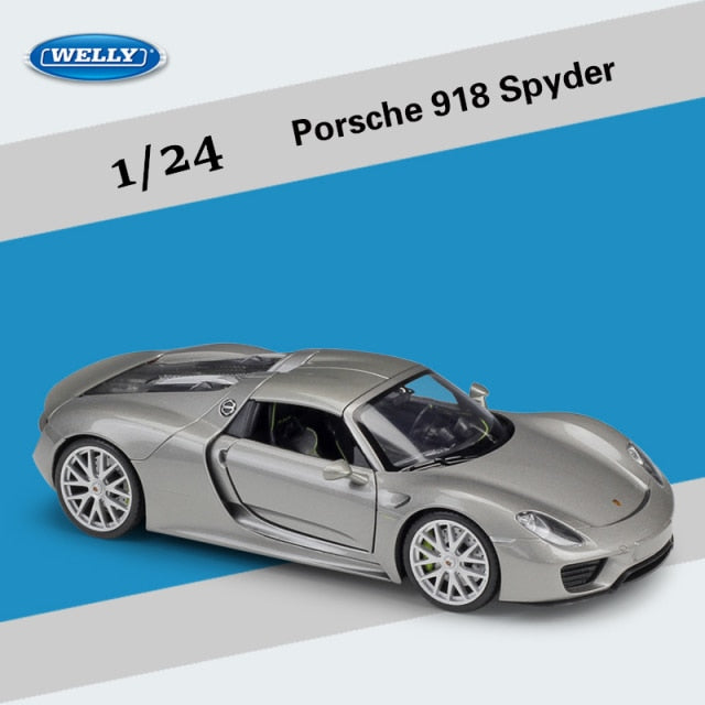 WELLY 1:24 Porsche sports car model