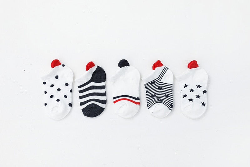 0-2Y Cute Lovely Short Baby Socks, Boy-Girl Socks