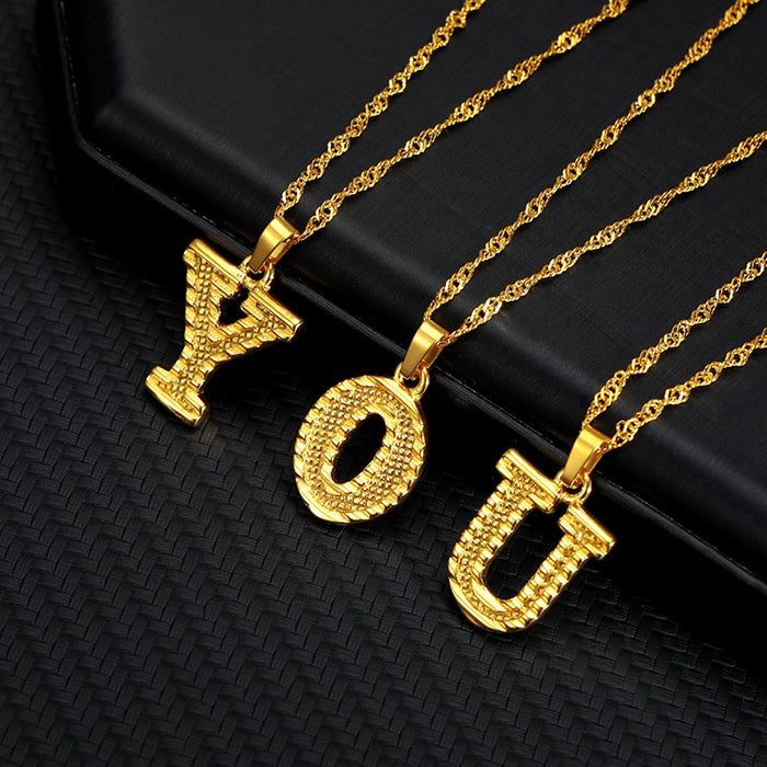 Collier/Necklaces for Women, with Capital Letter