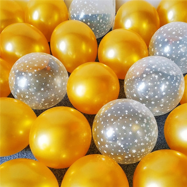 Transparent Star Balloons for Party Decorations