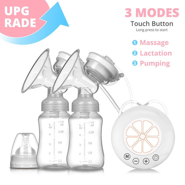 Electric breast pump, unilateral and bilateral breast pump ,manual silicone breast pump, baby breastfeeding accessories