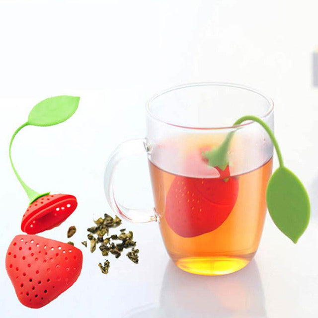 1pc Leaf/Strawberry Tea Infuser, Kitchen Tools