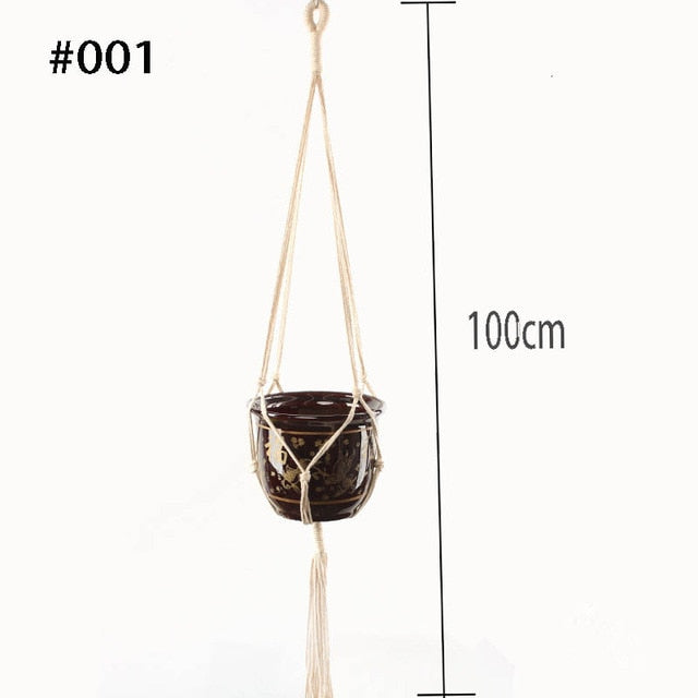 100% handmade macrame plant hanger