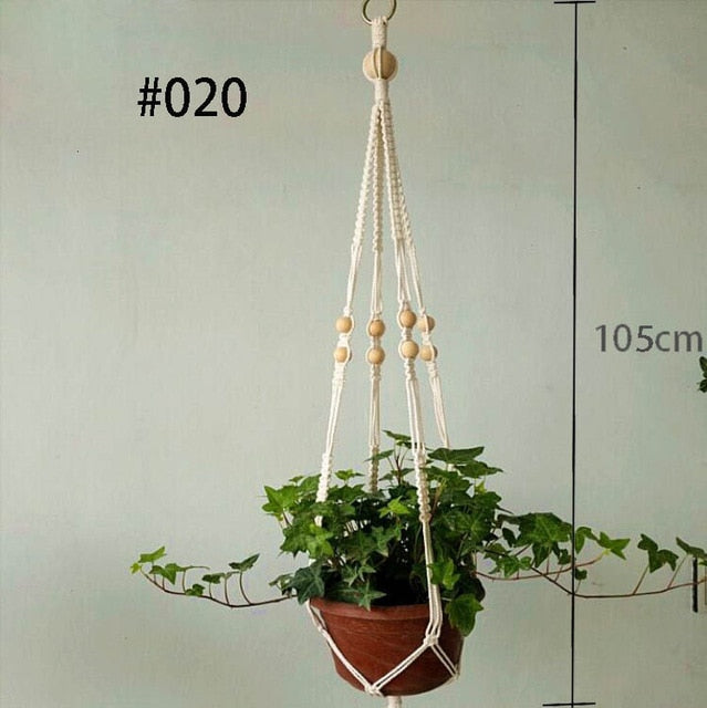 100% handmade macrame plant hanger