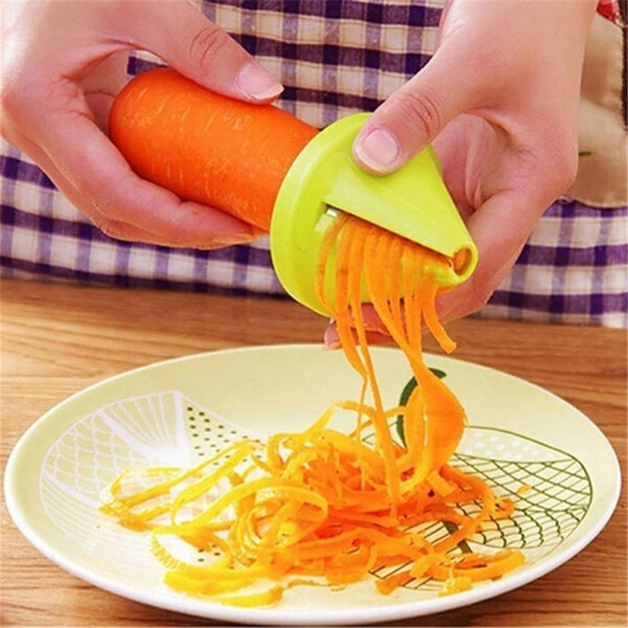 Kitchen Tools Vegetable/Fruit  Multi-function Spiral Shredder, Manual vegetables Rotating Shredder Grater