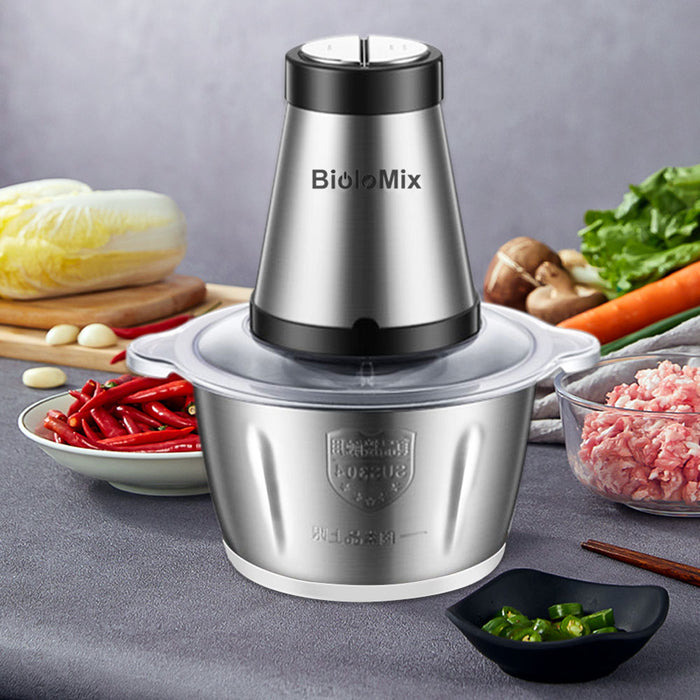 2 Speeds 500W Stainless steel Electric Chopper