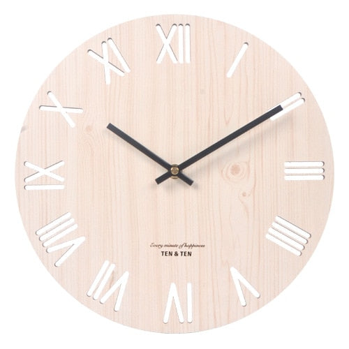 Wooden 3D Elegant Wall Clock