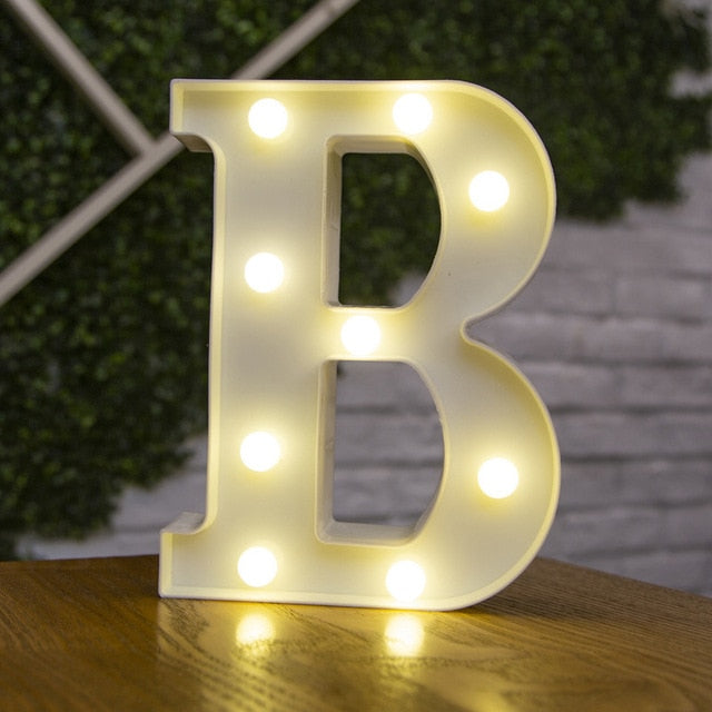 Decorative LED Alphabet Letter & Numbers