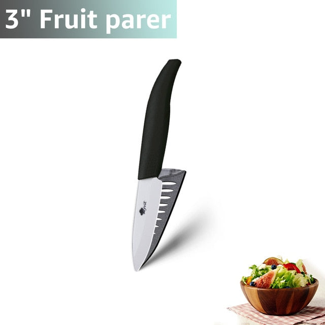 Ceramic Knives Kitchen, knives 3 4 5 6 inch, Chef knife Cook Set+peeler, High Quality