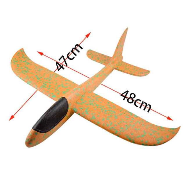 37-48cm Hand Launch Throwing Foam Plane, Airplane Model