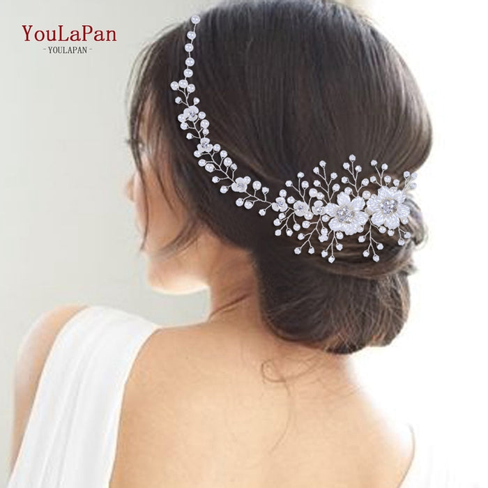 Flower Headwear, Wedding Headband for Bride