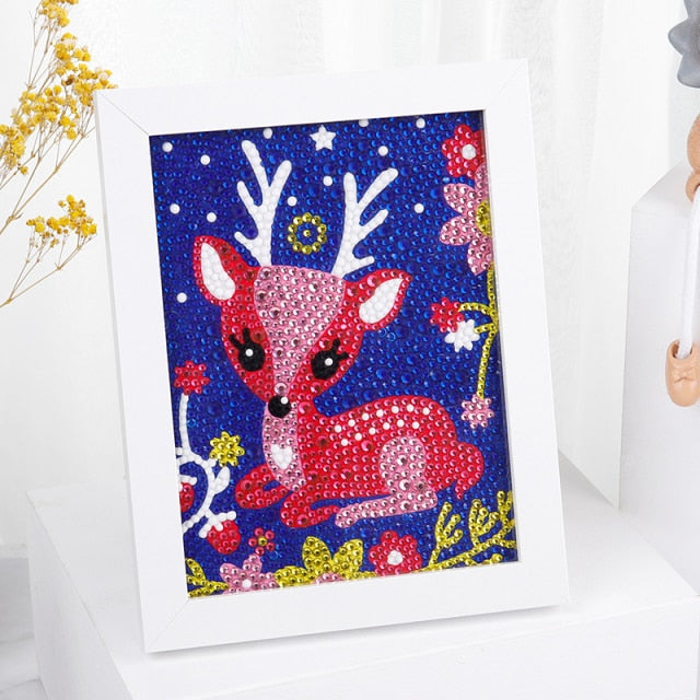 Fabulous Diamond Painting by Number Kits for Kids Deer Unicorn Owl Diamond Embroidery