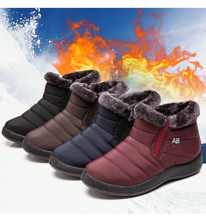 Women Boots, Fashion Waterproof Snow Boots For Winter