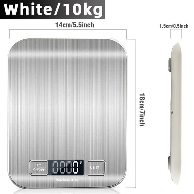 Digital Kitchen Scale, LCD Display 1g Scale for Cooking