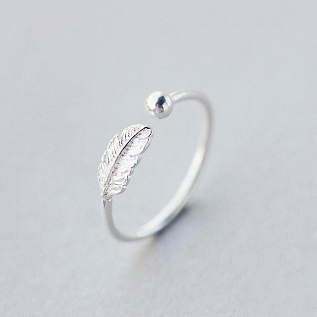 Simple Fashion Silver Color Adjustable Ring