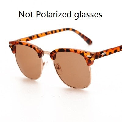 Classic Semi-Rimless Sunglasses