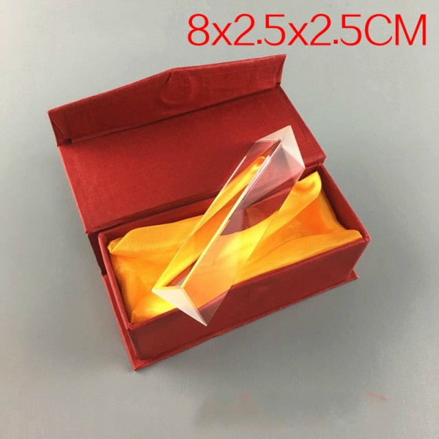 Physics Science Toys, Triple Prism Glass Reflecting Color