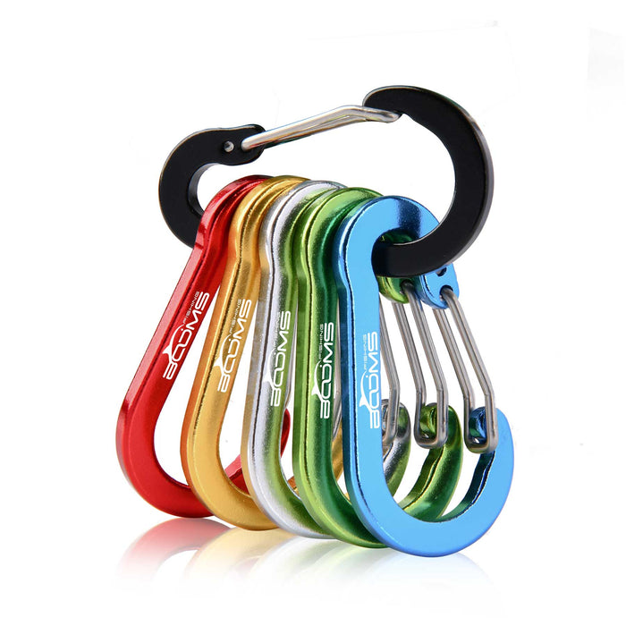 Fishing Steel Small Carabiner Clips Outdoor Camping Multi Tool Fishing