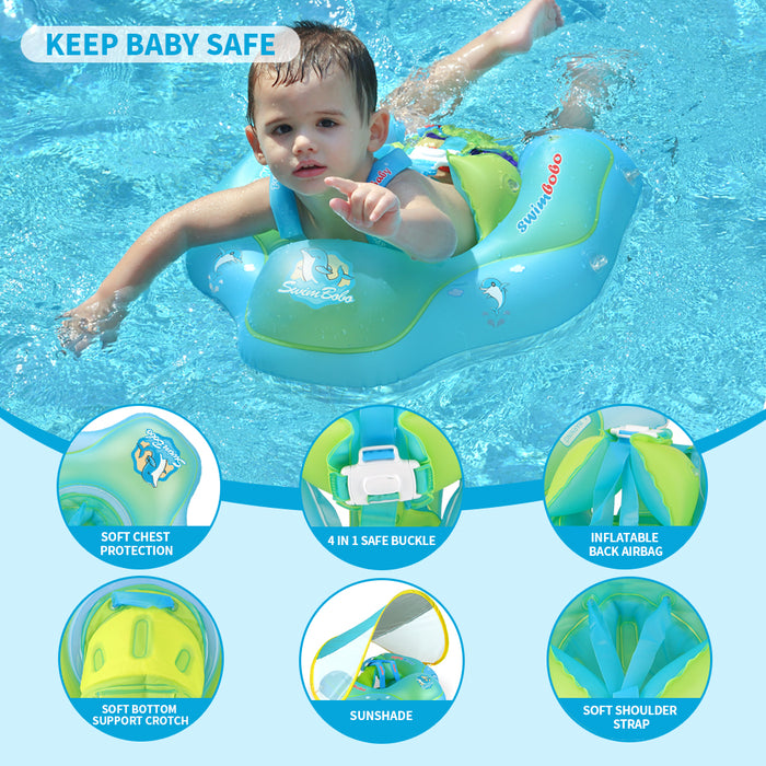 Baby Swimming Float, Inflatable Infant Floating