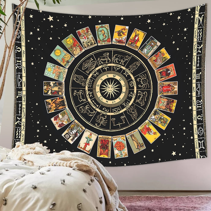 Mandala Tarot Card Tapestry
