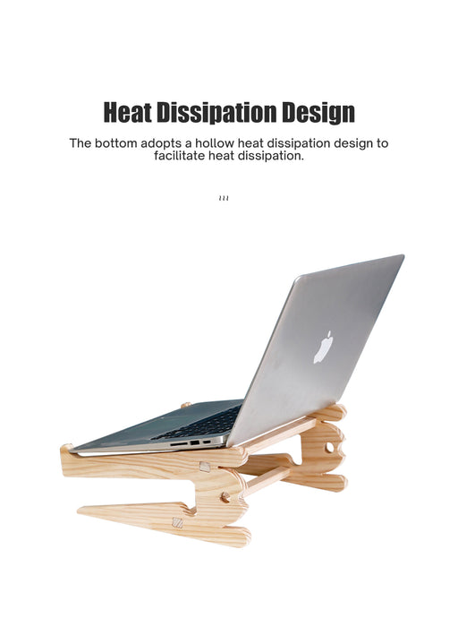 Universal Wood Laptop Stand For Desk