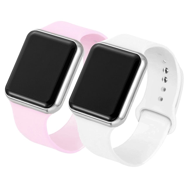 2PCS Digital Lover Watches
