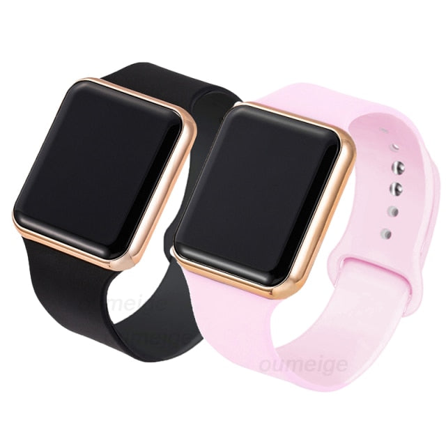 2PCS Digital Lover Watches