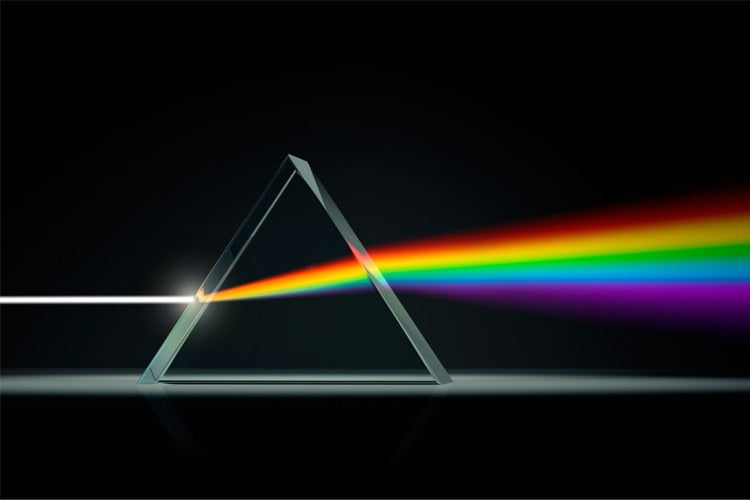 Physics Science Toys, Triple Prism Glass Reflecting Color