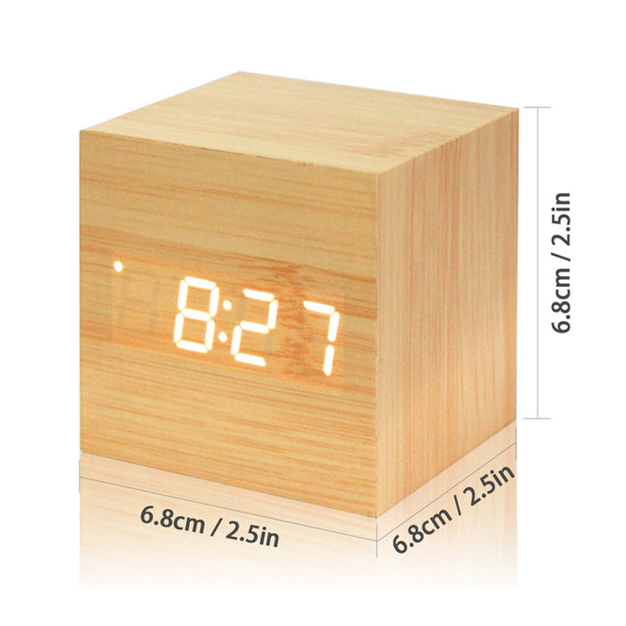 Wooden LED Alarm Clocks