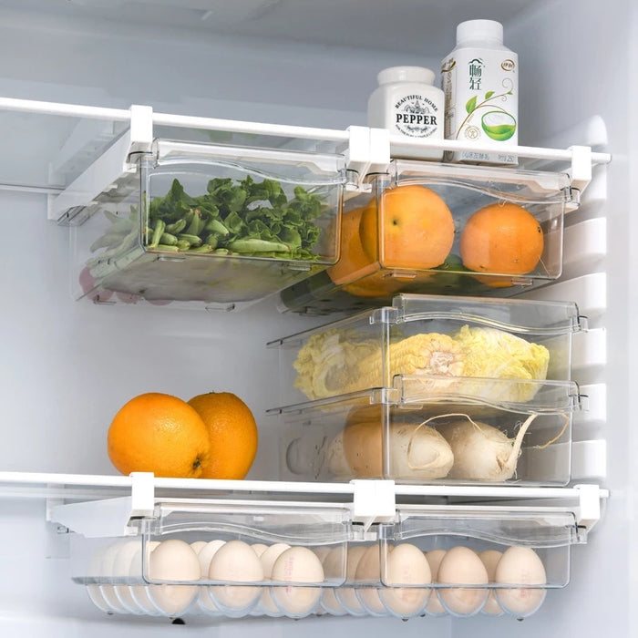 Fridge Organizer, Fruit Egg Refrigerator Storage Box