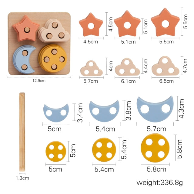 Montessori Wooden Toys for Baby