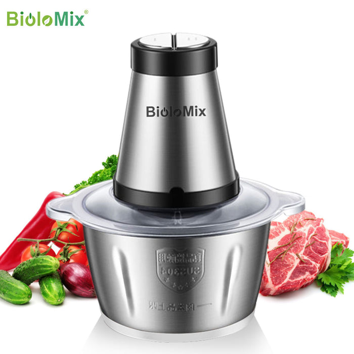 2 Speeds 500W Stainless steel Electric Chopper